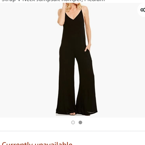 Black Ribbed Wide Leg Jumpsuit S - Picture 2 of 10